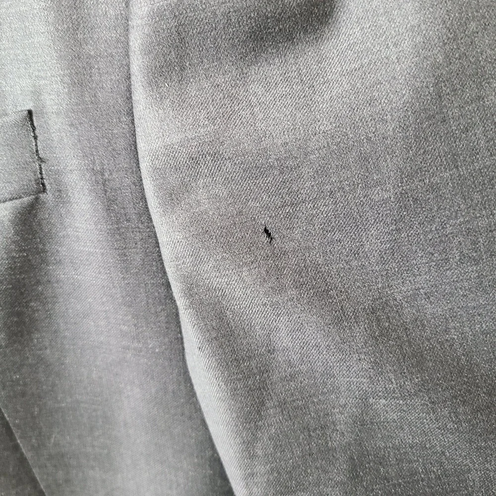 Lauren‎ Ralph Lauren Jacket Mens 42L Gray Blazer Wool 2 Button Formal Suit Coat
